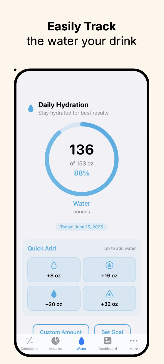 PSMF Diet app screen 4